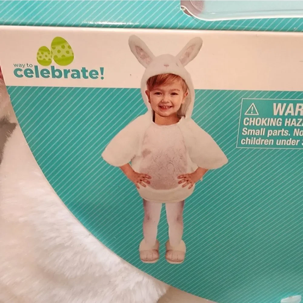 Nwt Bunny Costume Baby Toddler Kids Easter Halloween Fancy Dress